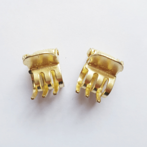 metalenklemmetjes 1,5 cm gold